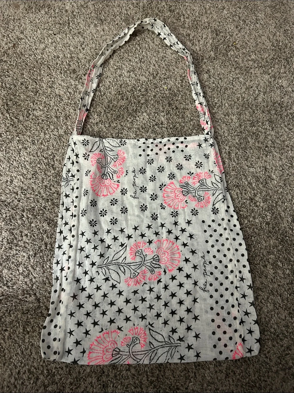 Free People Lightweight Gauze Tote Bags, bundle of 2.